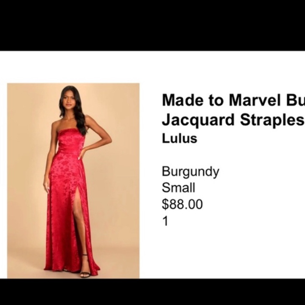 Lulus Red Maxi Gown